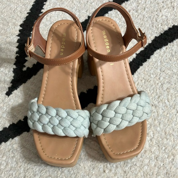 Platform Sandals Beige/Off-White Dani - Picture 1 of 5